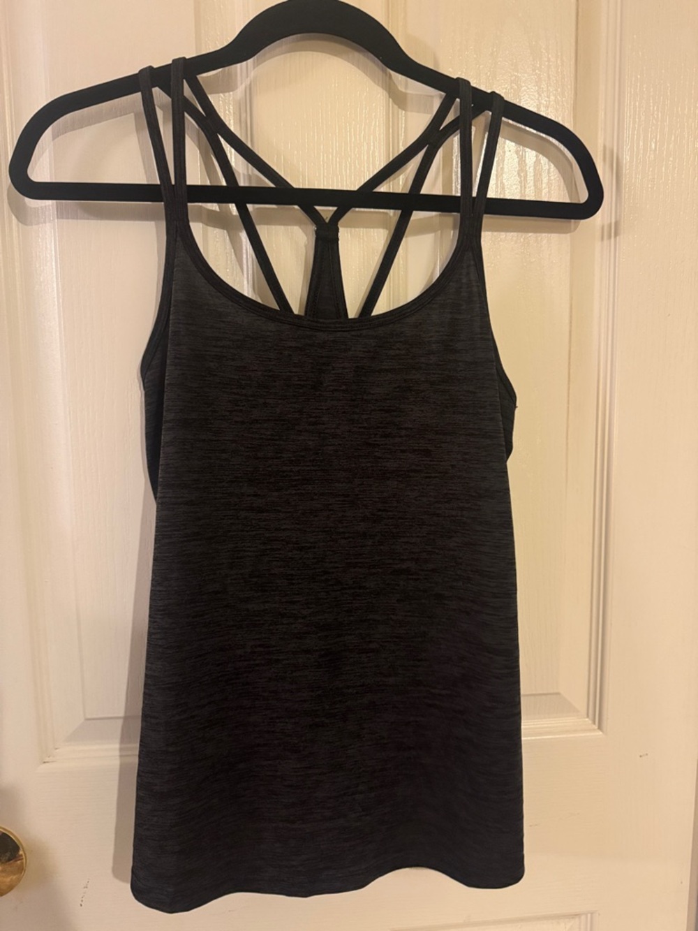 Layer 8 Black Strappy Athletic Tank Top